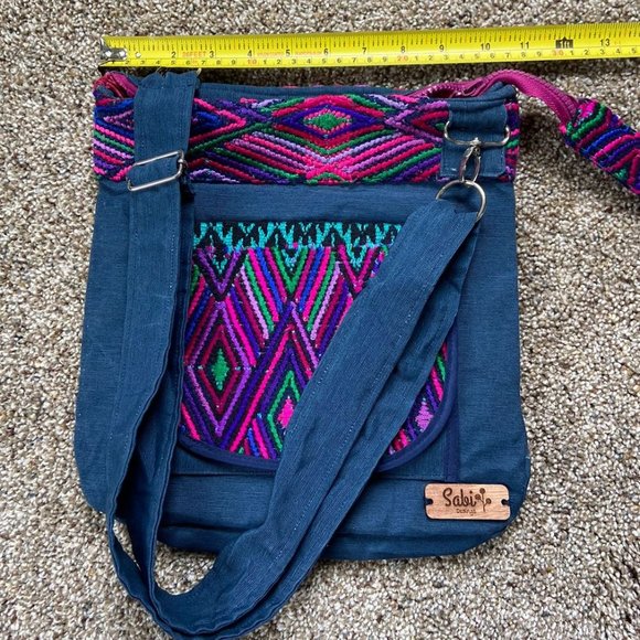 Crossbody bag mexican textiles - Picture 4 of 5